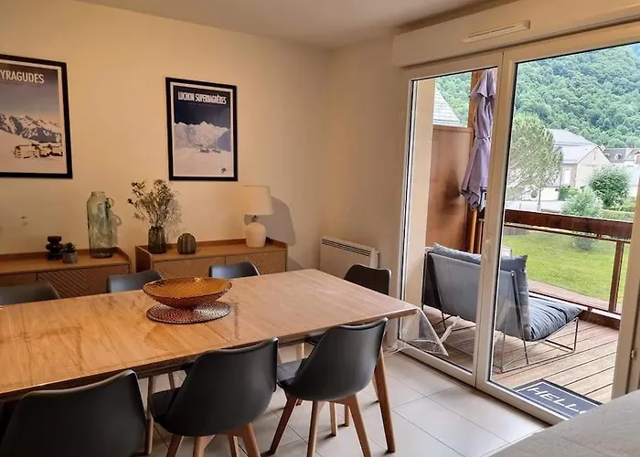 Luchon Superbe 8 Places 80m2 Vue Montagne 180 Apartment Saint-Mamet